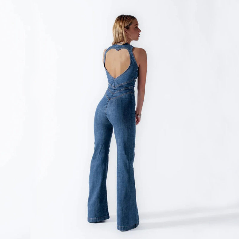 Tyra™ | Denim-jumpsuiten