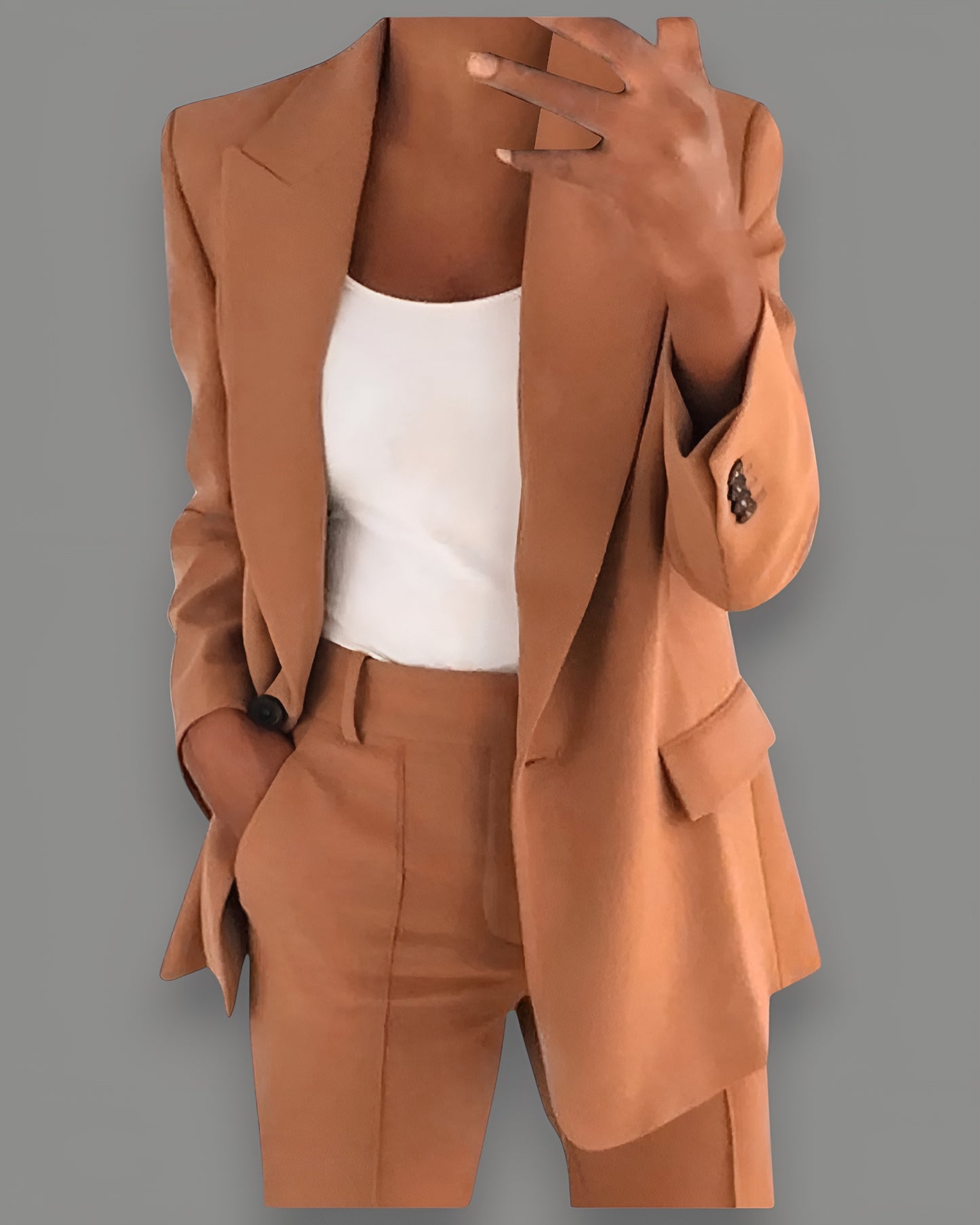 Roos™ | Slimmande Blazer Set med Revers