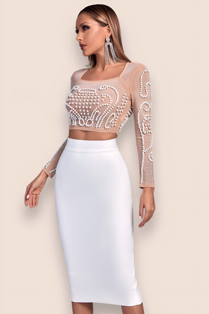 Noor™ | Motina Pearl Mesh Bandage Set