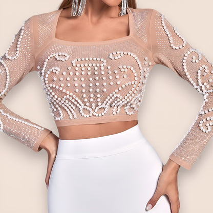 Noor™ | Motina Pearl Mesh Bandage Set