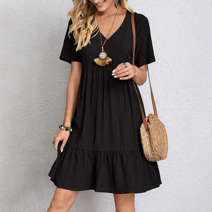 Louise™ | Boho-liknande Avslappnad Klänning