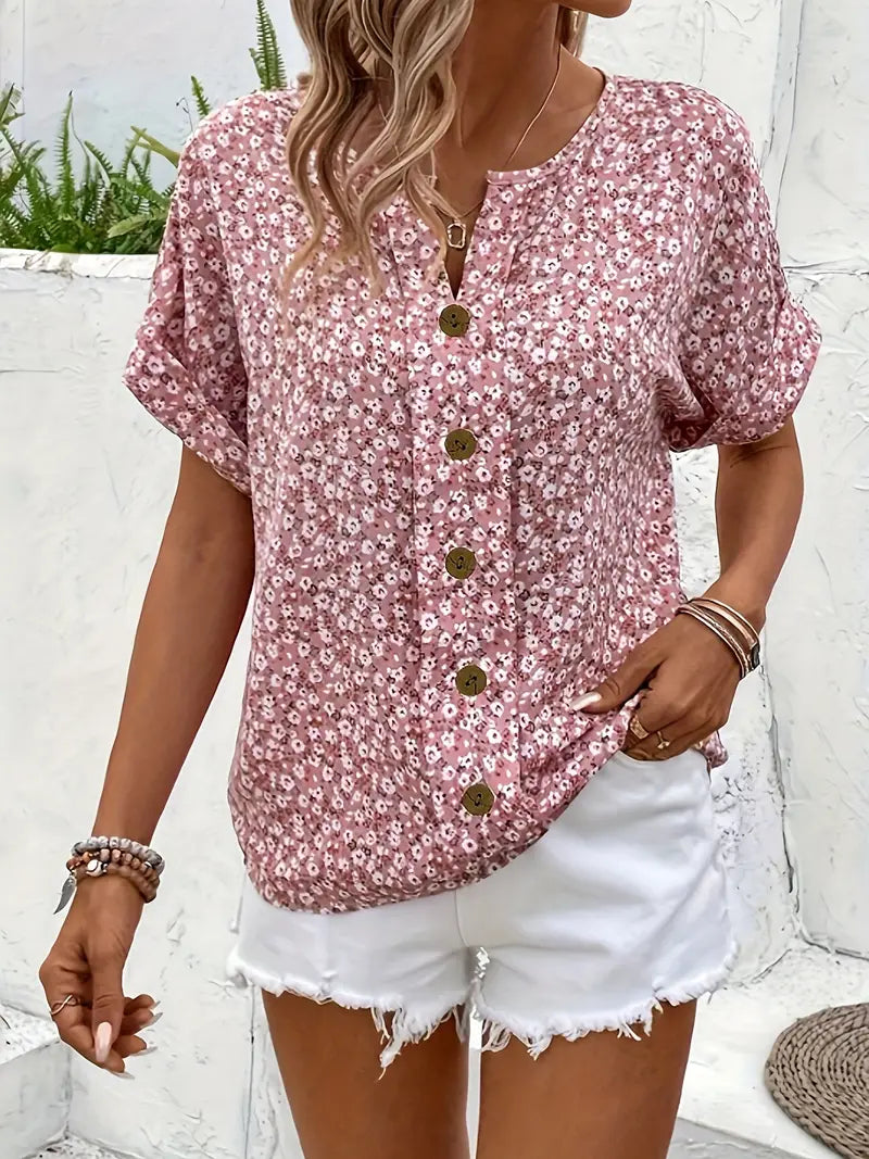 Brigitte™ | Blommig Blus