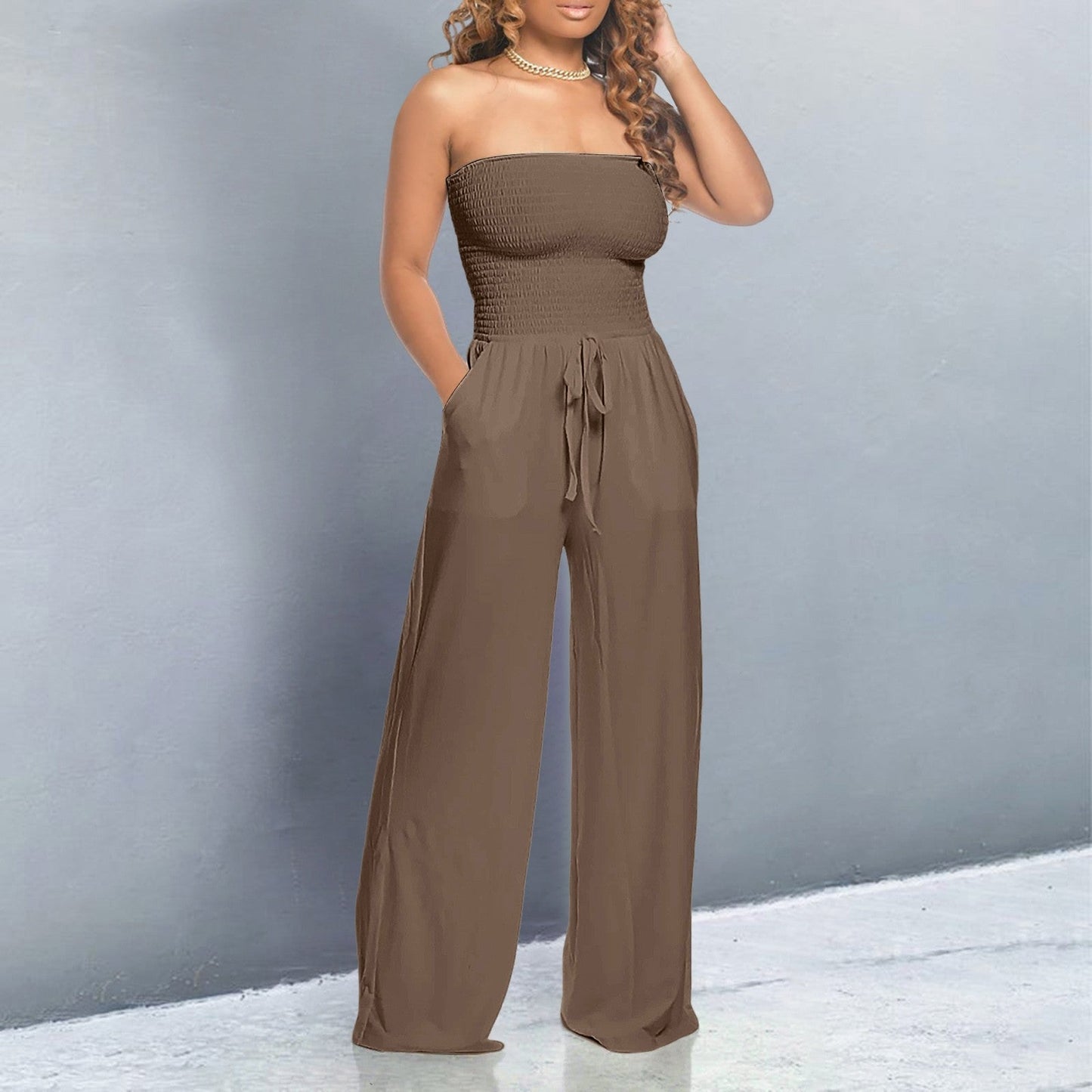 Merel™ | Trendig Off-Shoulder Jumpsuit