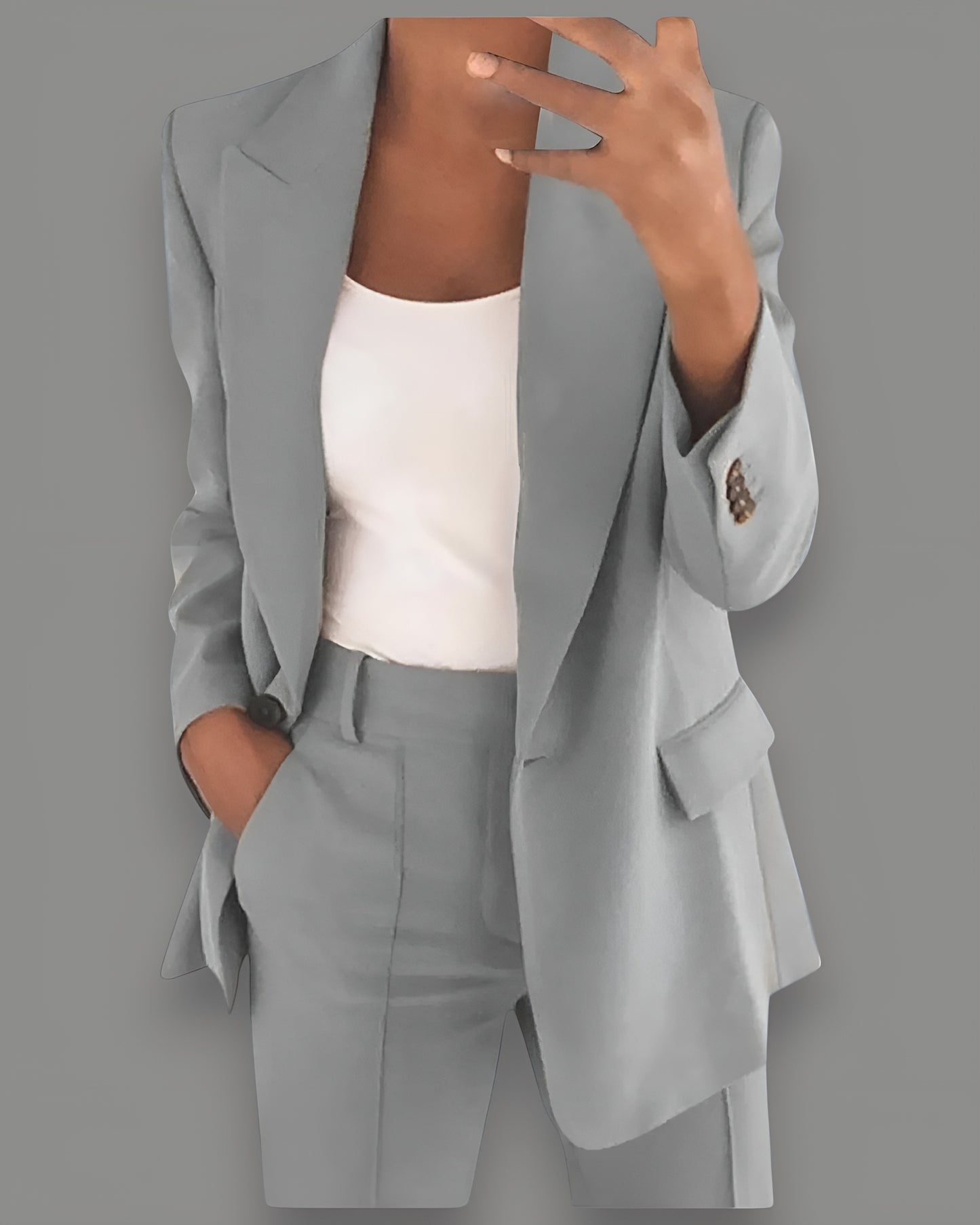 Roos™ | Slimmande Blazer Set med Revers