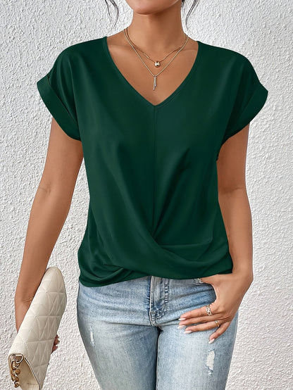 Isabel™ | Casual T-shirt med V-hal