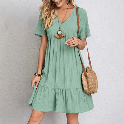 Louise™ | Boho-liknande Avslappnad Klänning