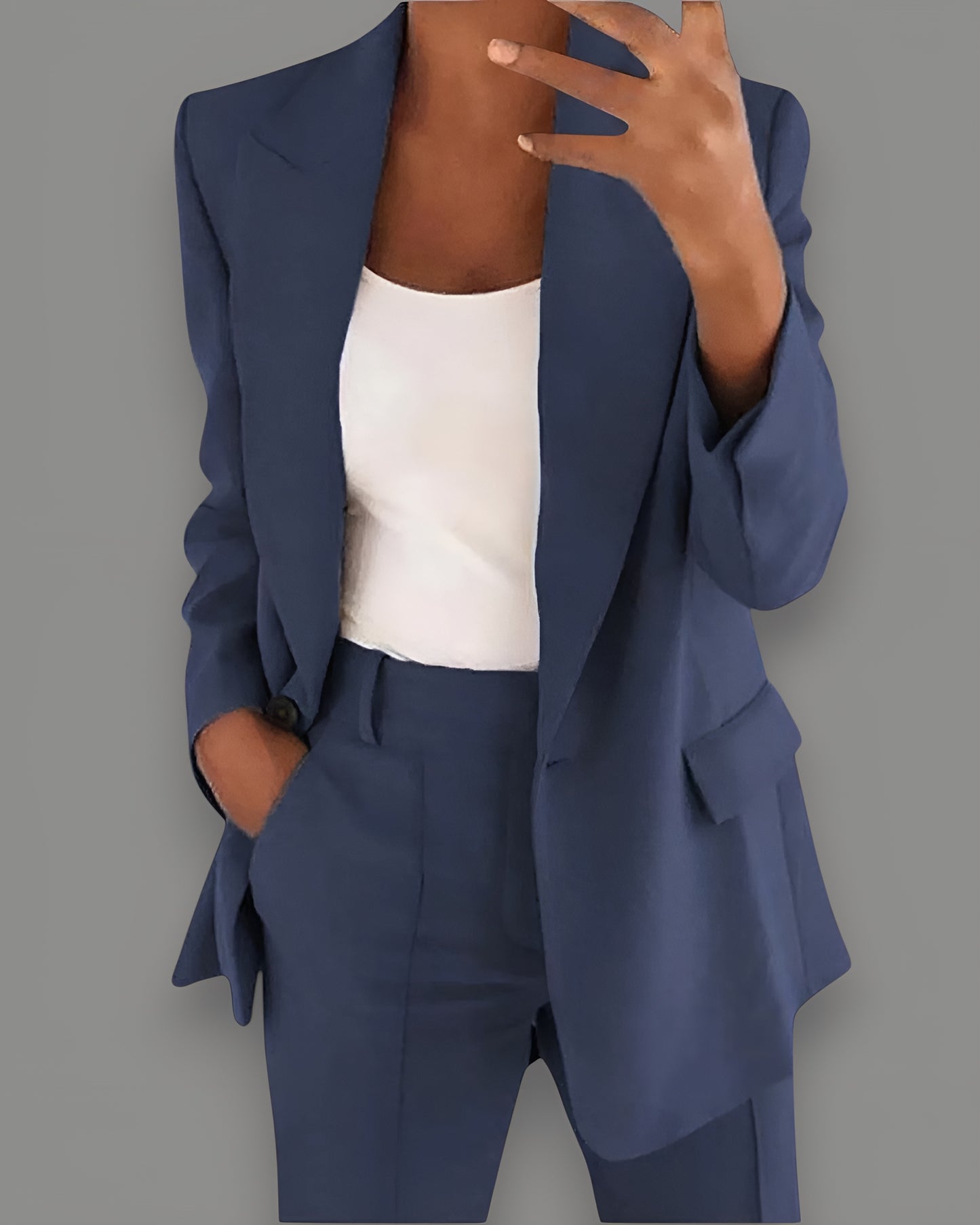Roos™ | Slimmande Blazer Set med Revers