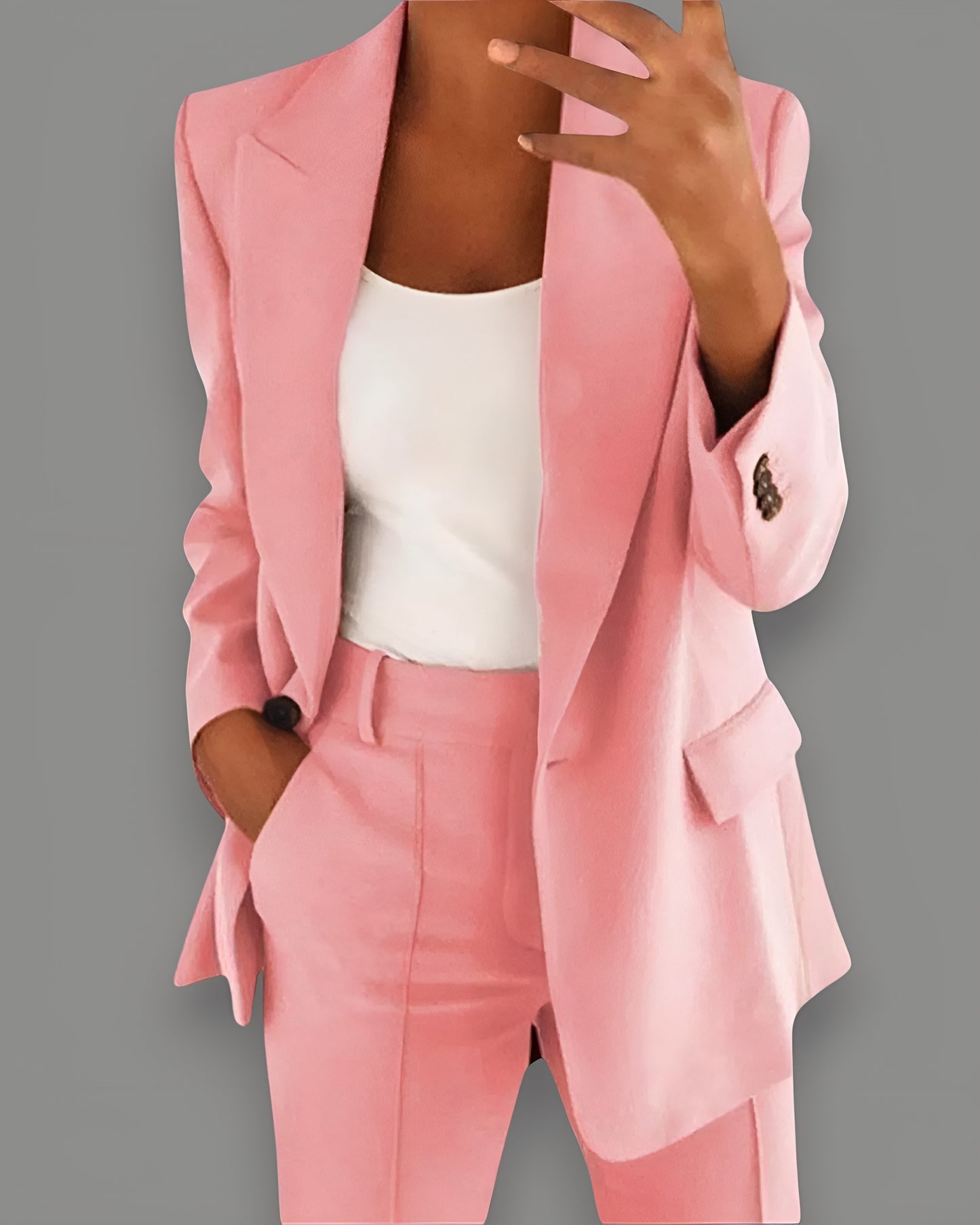 Roos™ | Slimmande Blazer Set med Revers