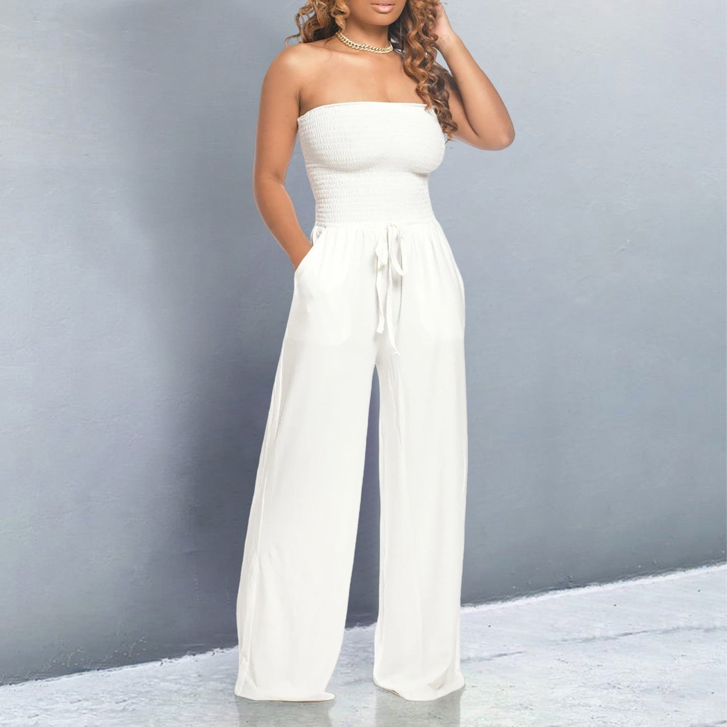 Merel™ | Trendig Off-Shoulder Jumpsuit
