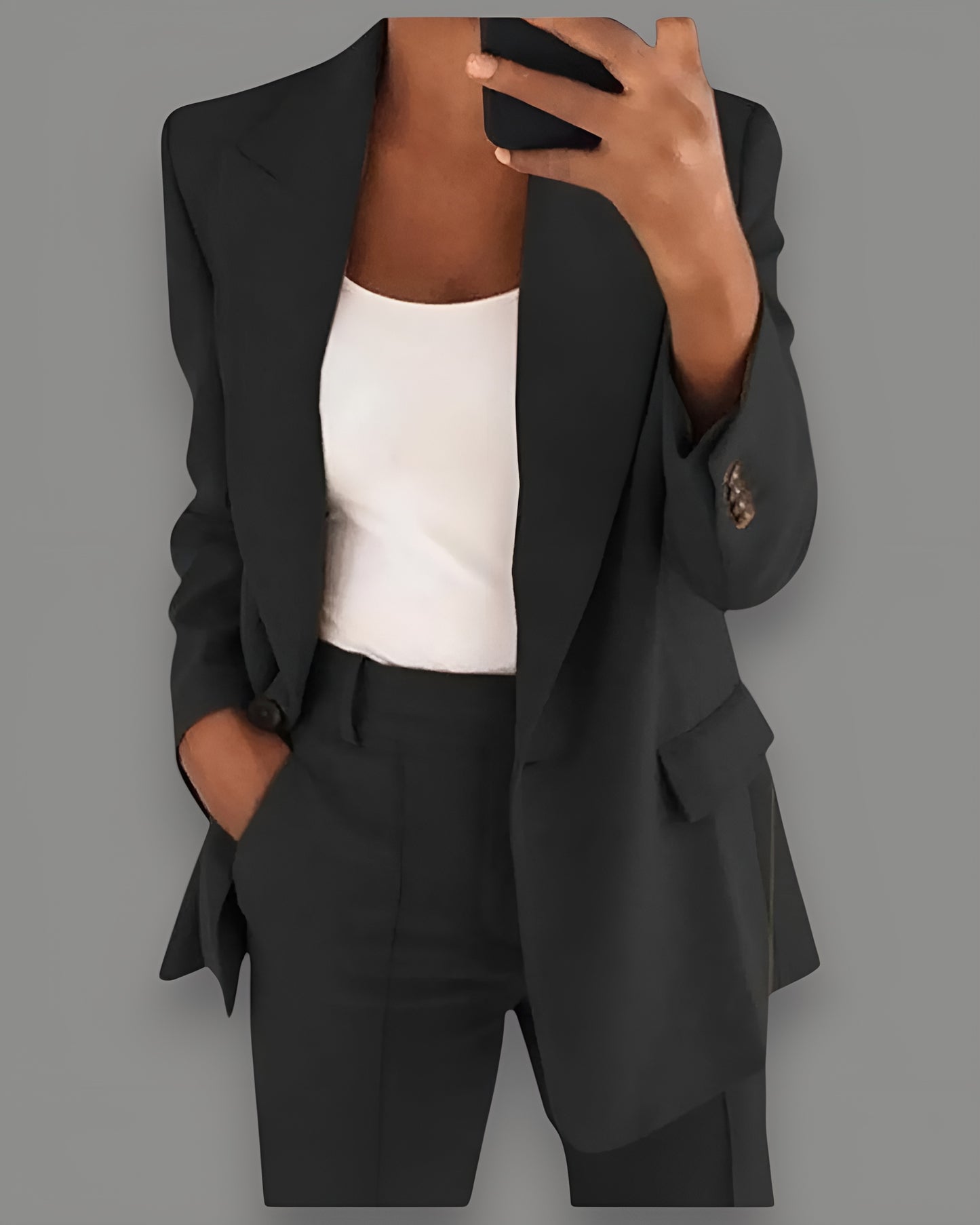 Roos™ | Slimmande Blazer Set med Revers